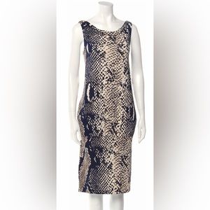 Diane Von Furstenberg animal print dress